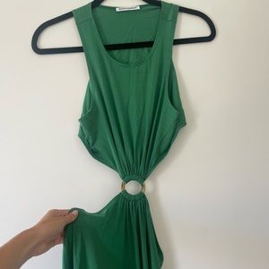 Reformation cut out dress